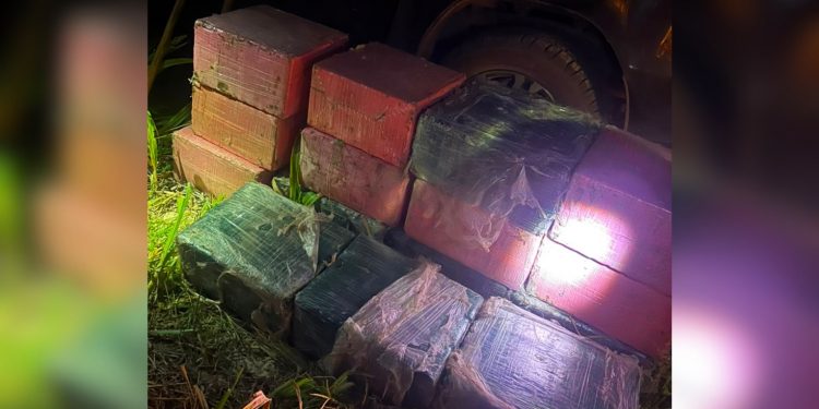 Força-tarefa encontra quase meia tonelada de cocaína enterrada e prende dois suspeitos no interior do TO